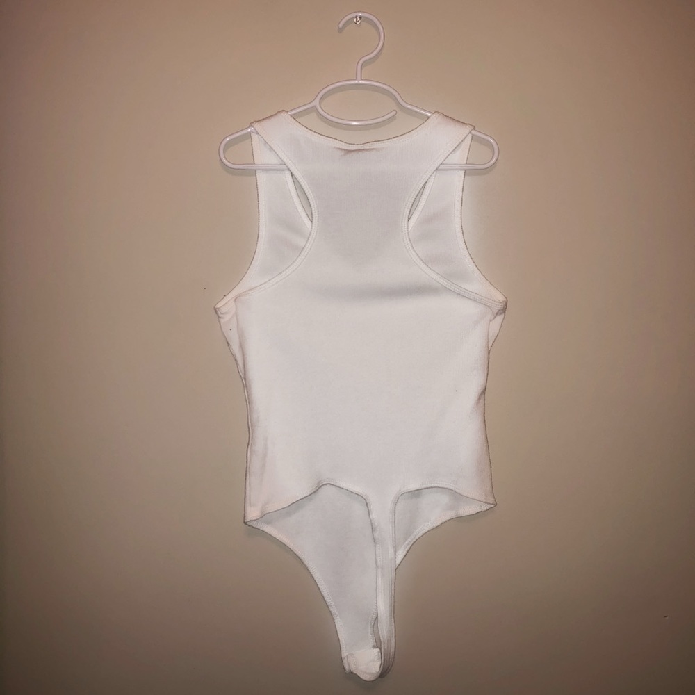 White Tank Top Bodysuit